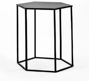 Tutumi Tutumi, Kávový - konferenčný stolík 46×46×55 cm SG1710-07, čierna, KRZ-16673