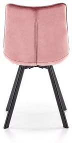 LuxuryForm Jedálenská stolička ORLEN VELUR - ružová