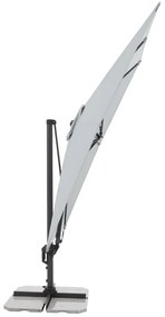 Doppler ACTIVE 310  x 210 cm - moderný slnečník s bočnou nohou svetlo šedá (kód farby 827)