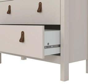 Sivobéžová vitrína 78x199x33 cm Madrid – Tvilum