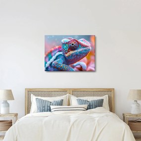 Obraz - Sfarbený chameleón (70x50 cm)