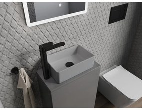 Mexen Nadia, umývadlo na dosku 36 x 23 cm, svetlá šedá matná, 21613661