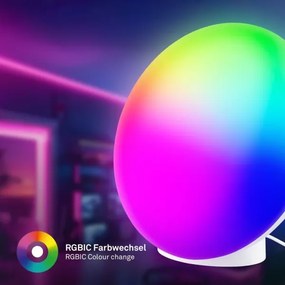 Brilo - LED RGBIC Stmievateľná nabíjacia stolná lampa TARA LED/6W/5V Wi-Fi Tuya+DO