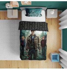 Obliečky Harry Potter a Dary smrti 140x200 + 70x90 cm FARO