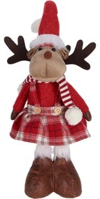 Vianočný stojaci sob Becky, teleskopické nohy, 46 cm