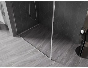 Mexen Kioto-F, sprchová zástena s rámom 120 x 202 cm, 8 mm číre sklo, chrómový profil, 800-120-104-01-00