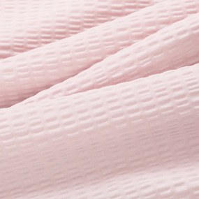 Goldea krepové posteľné obliečky duo - ružové mašličky s púdrovo ružovou 140 x 200 a 70 x 90 cm