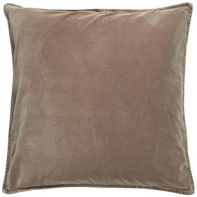 Ib Laursen Zamatová obliečka na vankúš Burned Rose 52×52 cm