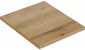 Závěsná skříňka Line Reed Green s deskou 50 cm zelená/dub evoke