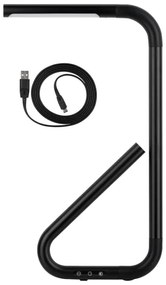 Paulmann 95424- LED/4,5W Stmievateľná dotyková stolná lampa FLEXLINK 5V/USB čierna