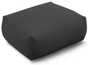 Tmavosivá menčestrová podnožka Voltaire – Bobochic Paris