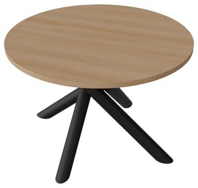 Okrúhly jedálenský stôl 110 cm Ossla (dub lindberg). Vlastná spoľahlivá doprava až k Vám domov. 1116739