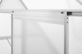 Skleník BestBerg SH-5 / 5,9 m² / 311 x 190 x 195 cm / strieborná
