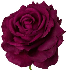 Gasper Umelý kvet Ruža s klipom, fialová