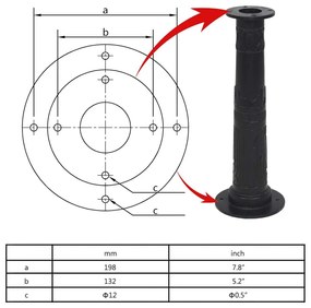 Záhradné čerpadlo na vodu s podstavcom, liatina