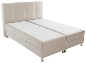 Moderná box spring posteľ Angela 180x200, sivá