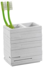 Gedy Gedy, QUADROTTO držiak kefiek na postavenie, biela, QU9802