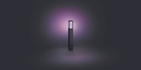 PHILIPS HUE Vonkajšia LED múdra lampa IMPRESS s funkciou RGB, 2x8W, teplá biela-studená biela, čierna, IP44