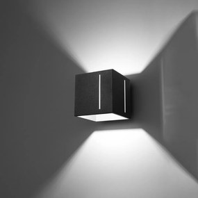 Nástenné svietidlo Pixar, 1x čierne kovové tienidlo