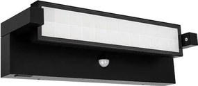 LED vonkajšie nástenné svietidlo so senzorom LED/36W/230V 3000/4000/6500K IP54 čierna