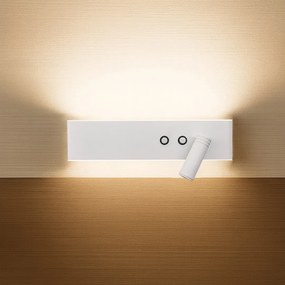 Nástenné LED svietidlo Resort R, 1x LED 10+3w, 4000k, (možnosť polohovania), w