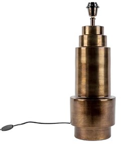 Stolná lampa Art Deco bronzová bez tienidla - Bruut