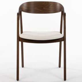 NELL buková drevená stolička beech up walnut