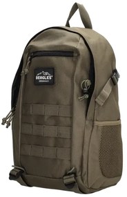 Beagles Zelený objemný batoh do školy „Sacker“ 12L