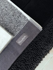 Vandyck uterák Home Mouline Off Black - 30x50 cm