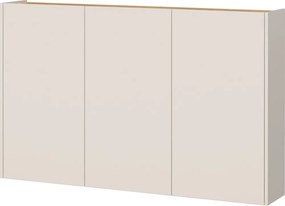 Krémová skrinka v dekore duba 138x87x25 cm Libbiano – Germania