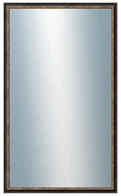DANTIK - Zrkadlo v rámu, rozmer s rámom 60x100 cm z lišty TRITON čierna (2139)