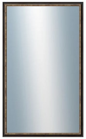 DANTIK - Zrkadlo v rámu, rozmer s rámom 60x100 cm z lišty TRITON čierna (2139)