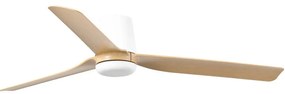 FARO 33829-Stropný ventilátor PUNT TUB M hnedá/biela pr.130 cm + diaľkové ovládanie