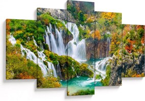 Obraz - Národný park Plitvické jazerá (150x105 cm)