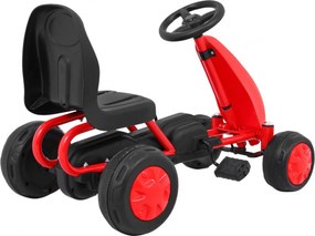 Ramiz Prvá šlapacia motokára pre najmenších Červená + reťazový pohon + kolesá s gumou