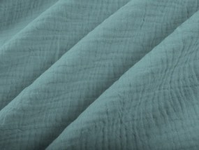 Biante Mušelínová obliečka na vankúš MSN-050 Pastelovo modrozelená 30 x 50 cm