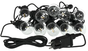 Retlux RGL 115 Party reťaz so žiarovkami, 10x LED žltá​, 5+3 m