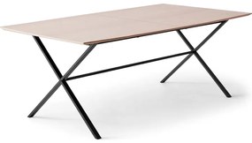 Rozkladací jedálenský stôl s doskou v dubovom dekore v prírodnej farbe 90x165 cm Meza – Hammel Furniture