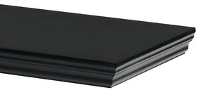 Autronic BONTEC Polička, mdf, čierna, P-024 BK Farba: Čierna