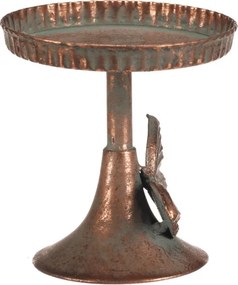 Kovový svietnik 14 cm medený FUP563-S
