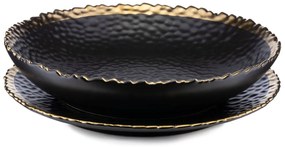 Keramický hlboký tanier Kati, (fi) 26 cm, čierny