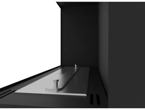 InFire - Rohový BIO krb 45x60 cm 3kW čierna