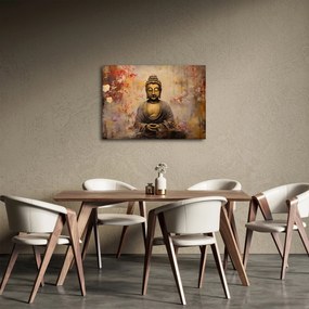 Obraz - Budha, maľba (70x50 cm)