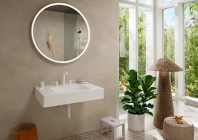 Hansgrohe Tecturis S, 3-otvorová umývadlová batéria 150 EcoSmart+ s odtokovou súpravou Push-Open, biela matná, HAN-73330700