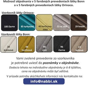 Rohová sedačka s rozkladom a úložným priestorom Legas L - hnedá