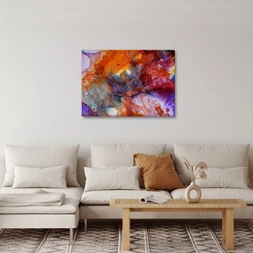 Obraz - Abstraktné atramentové umenie (70x50 cm)