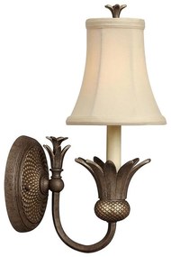 Hinkley HK-PLANT1-PZ - Nástenné svietidlo PLANTATION 1xE14/40W/230V bronzová