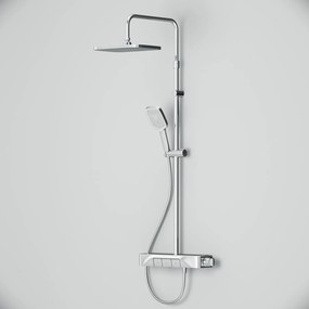 Sprchový systém AM.PM Func F07FA200 s termostatickou poličkovou batériou, chróm