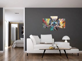Obraz - Maľba sovy (90x60 cm)
