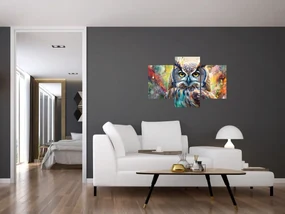 Obraz - Maľba sovy (90x60 cm)